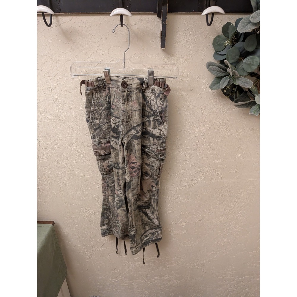 Kids Camouflage Cargo Pants Pink‎ Accents Outdoor Adventure Size 8